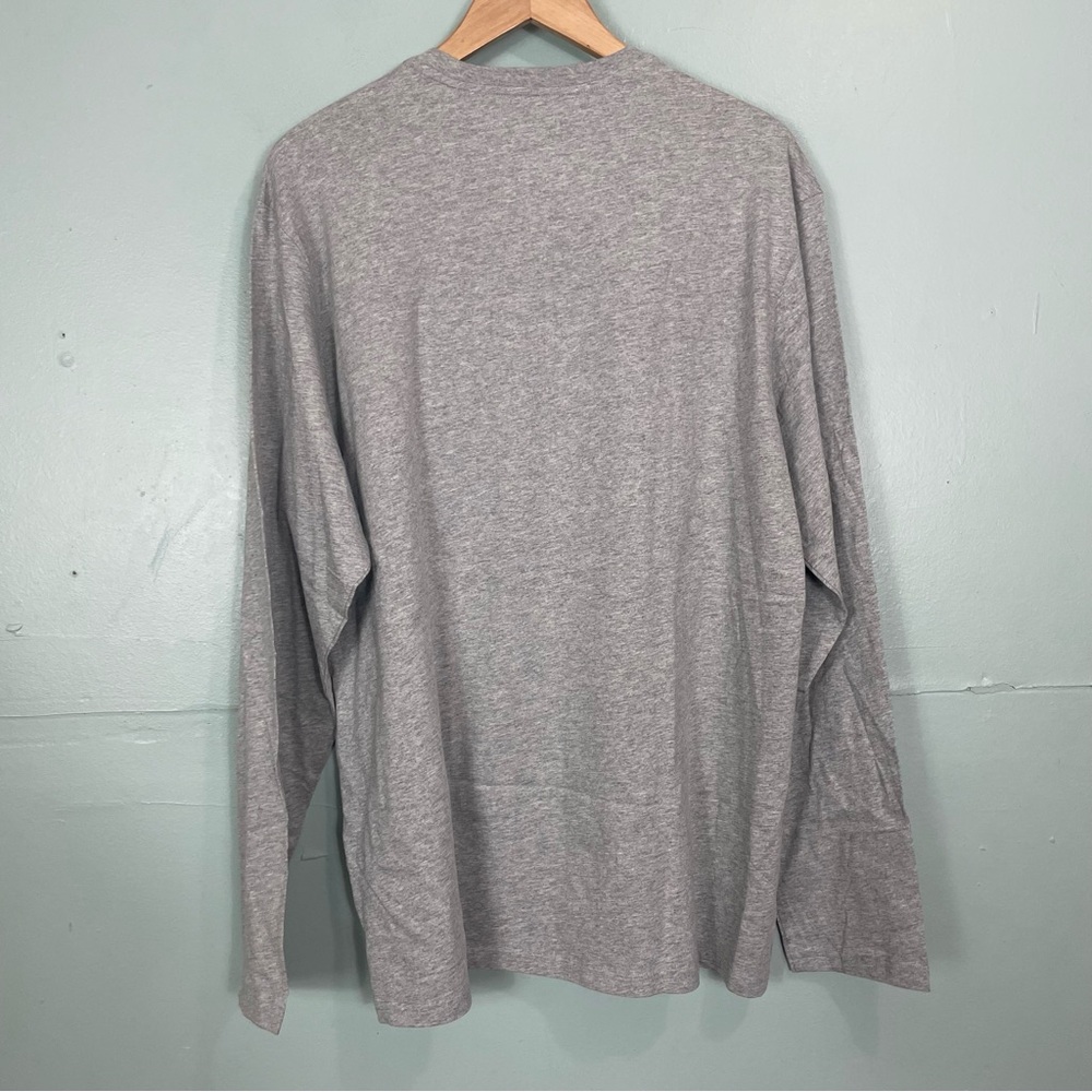 Polo Ralph Lauren Bear Special Edition Long Sleeve Shirt Pullover Gray Men XL - Picture 7 of 8